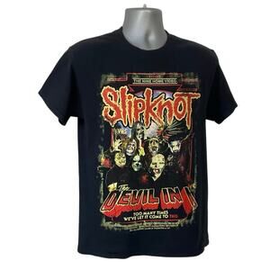 Slipknot “The Devil In I” Graphic Band Tee Black Medium Short Sleeve